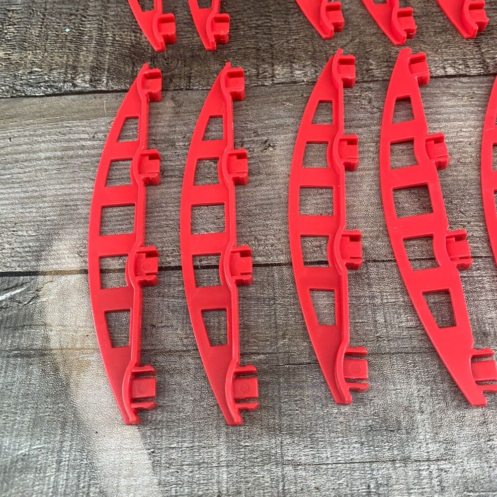 Rokenbok Lot Red Building Ramp Rails Bridge Pieces - Picture 16 of 16